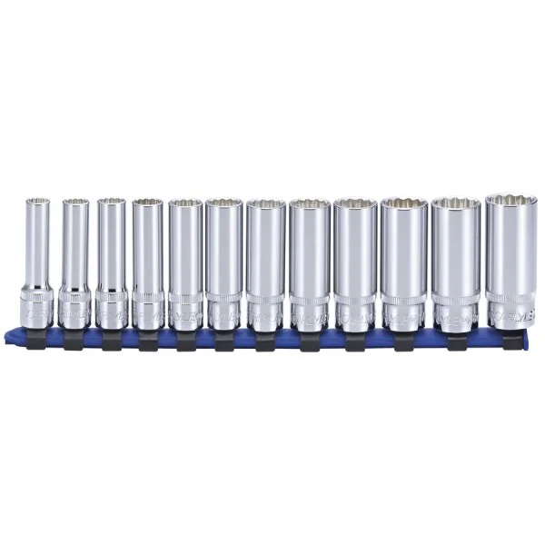 12 PC 3/8IN DR 12 PT DEEP SOCKET SET MET