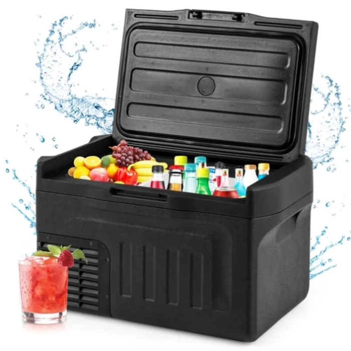12 Volt Car Refrigerator w/ -4℉~68℉ Adjustable Range Divider for Camping 68032263