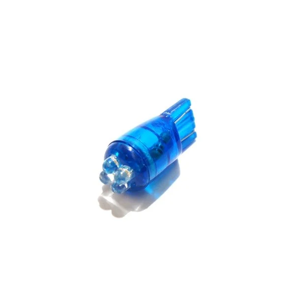 12V W2.1X9.5D 4-LED BLUE (X2)