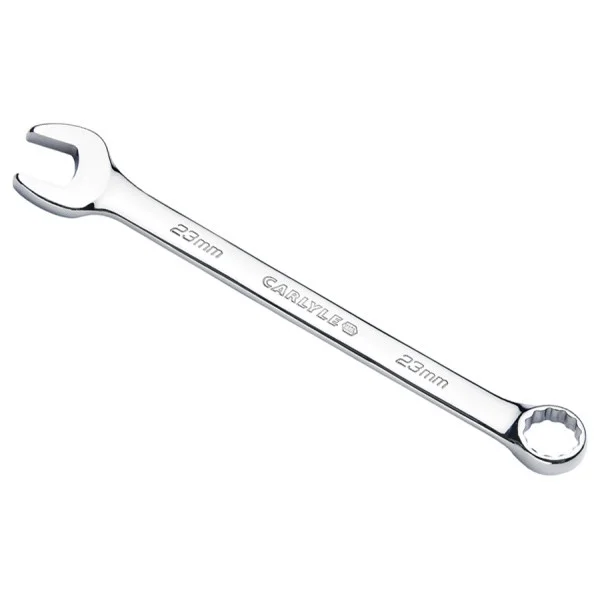 23MM 12 PT. FULL POLISH COMBO WRENCH