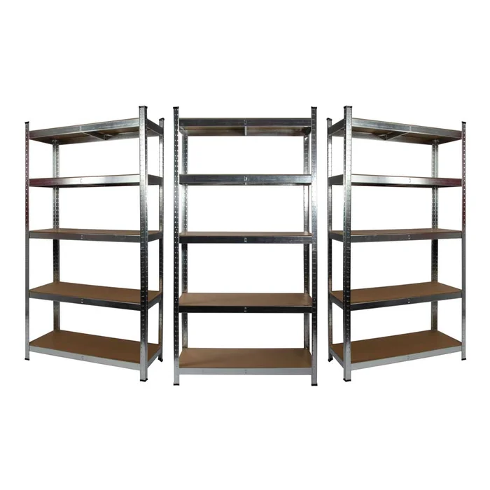 3 x Galvanised Garage Shelving Unit (175KG) – Boltless