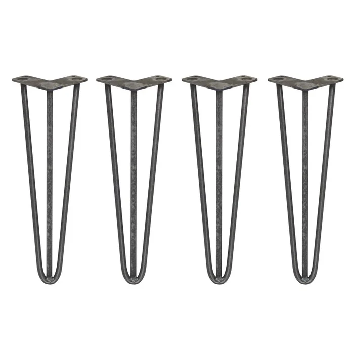 4 x Hairpin Legs / Hair Pin Legs Set SkiSki Legs Furniture Desk Bench Chair Table 16