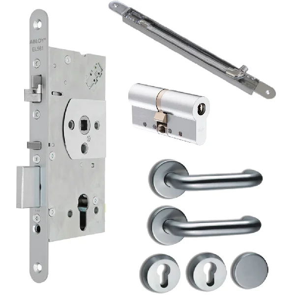 ABLOY EL561 DIN Electric Lock Read In Out Package 2 65mm Backset Package2