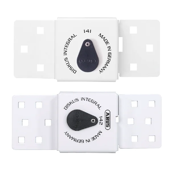 ABUS 141 & 142 Series Integral Diskus Van Lock Twin Pack 22/70 – White