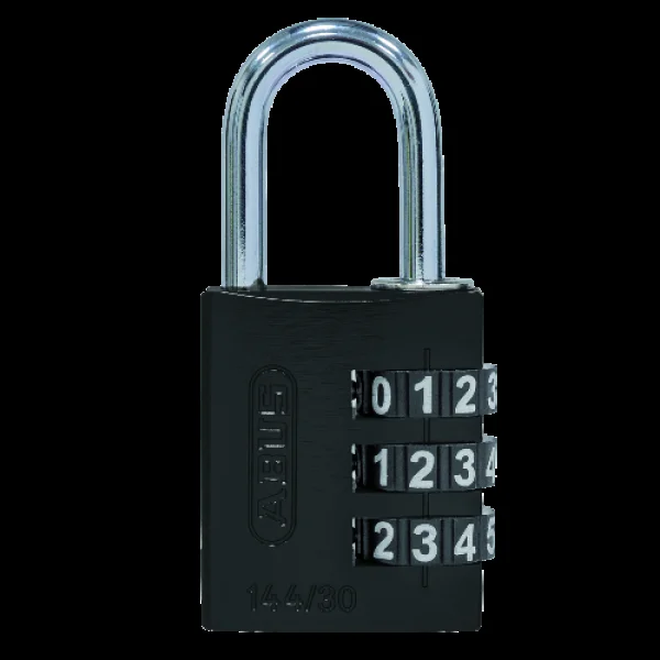 ABUS 144 30 Combination Padlock 30mm Body – Black
