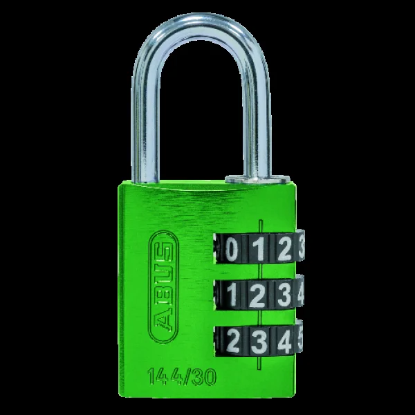 ABUS 144 30 Combination Padlock 30mm Body – Green