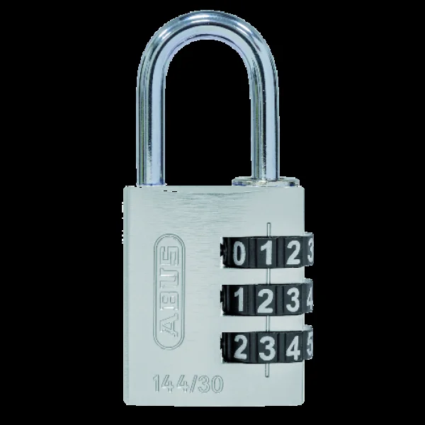 ABUS 144 30 Combination Padlock 30mm Body – Silver