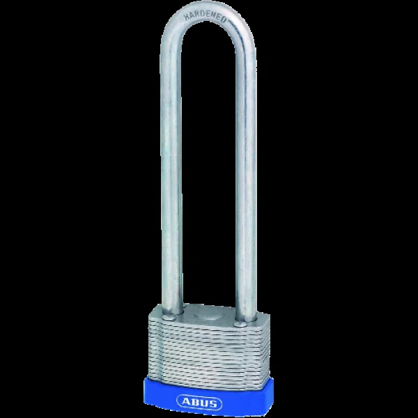 ABUS 41 Series Eterna Laminated Steel Long Shackle Padlock 53mm & 125.5mm Shackle 41/50HB125 – Hardened Steel
