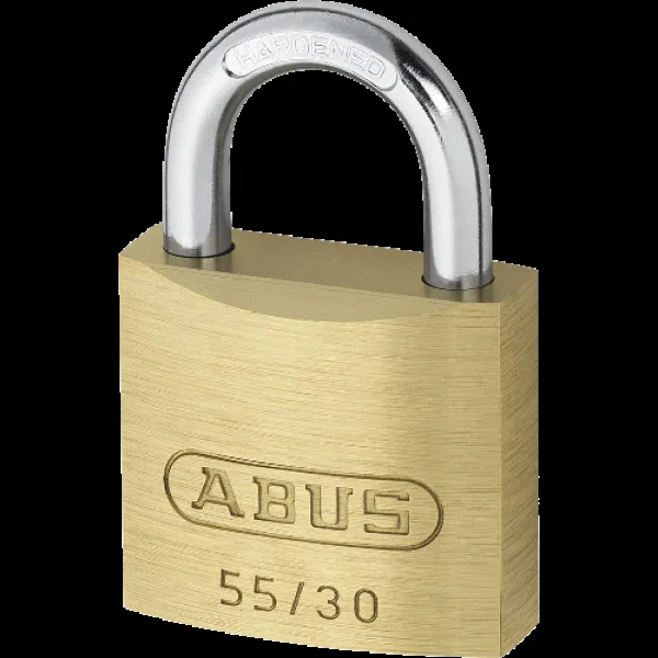 ABUS 55 Series Open Shackle Padlock 38mm Keyed Alike 5401 55/40 – Brass
