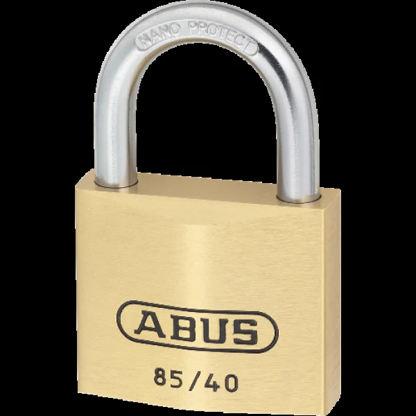 ABUS 85 Series Open Shackle Padlock 40mm Keyed Alike 709 85/40 – Brass