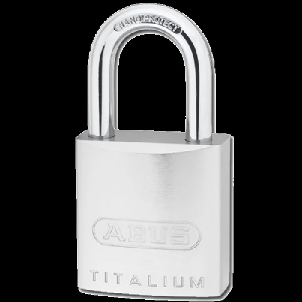 ABUS Titalium 86TI & 86TIIB Series Open Shackle Padlock 55mm No Cylinder 86TI/55 – Silver