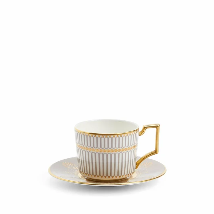 Anthemion Grey Espresso Cup & Saucer