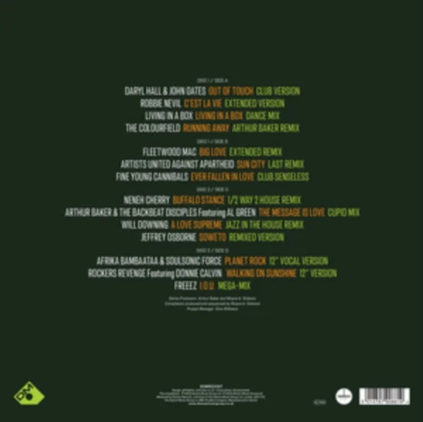 Arthur Baker LP – Presents Dance Masters