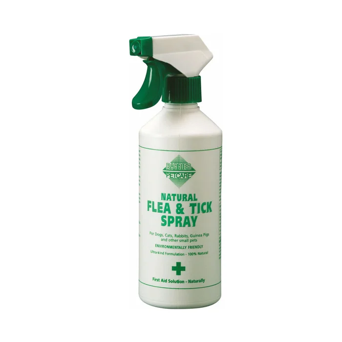 Barrier Natural Flea and Tick Spray, 400ml