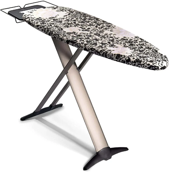 Bartnelli Pro Luxury Ironing Board – Extra Wide 62×19” Steam Iron Rest, Adjustable Height, T-Leg Foldable, European Made