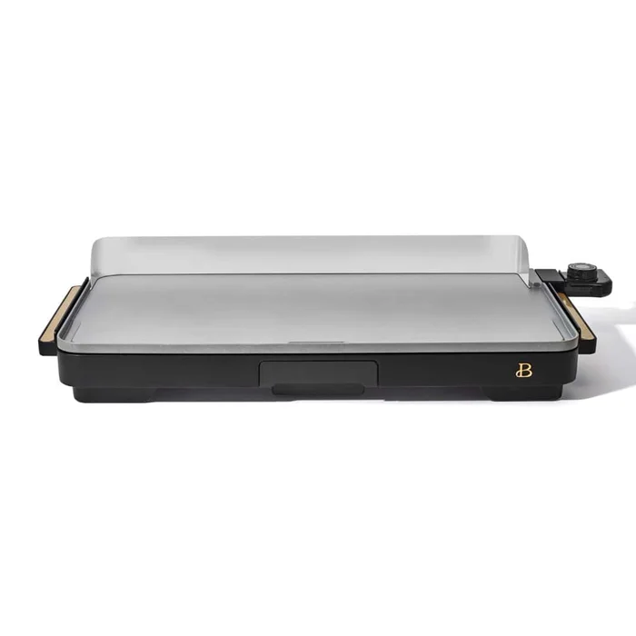 Beautiful XL Electric Griddle 12″ x 22″- Non-Stick, Black Sesame by Drew Barrymore