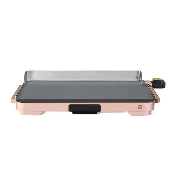 Beautiful XL Electric Griddle 12″ x 22″ Non-Stick, Rose by Drew Barrymore