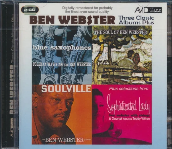 Ben Webster CD – Three Classic Albums Plus (Blue Saxophones / Soulville / The Soul Of Ben Webster)