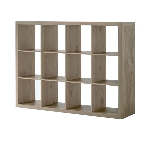 Better Homes & Gardens 16-Cube Storage Organizer, Natural