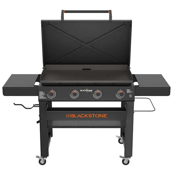 Blackstone 36″ Culinary Omnivore Griddle with Hood 4-Burner Liquid Propane Flat Top Grill