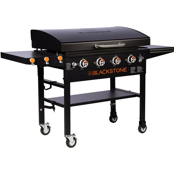 Blackstone 36 in 4-Burner Griddle Station with Hood