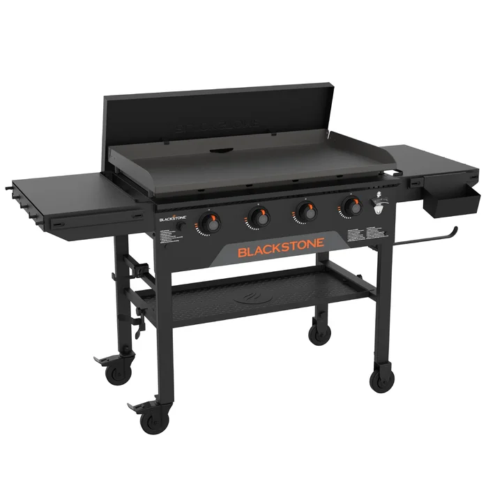 Blackstone 36 Inch Omnivore Griddle W/ Hard Cover and Extendable Side Shelf
