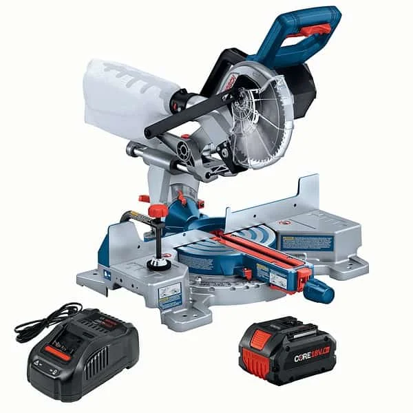 Bosch GCM18V-07SN14 7-1/4-in 8-Amp 18-volt Single Bevel Sliding Compound Cordless Miter Saw