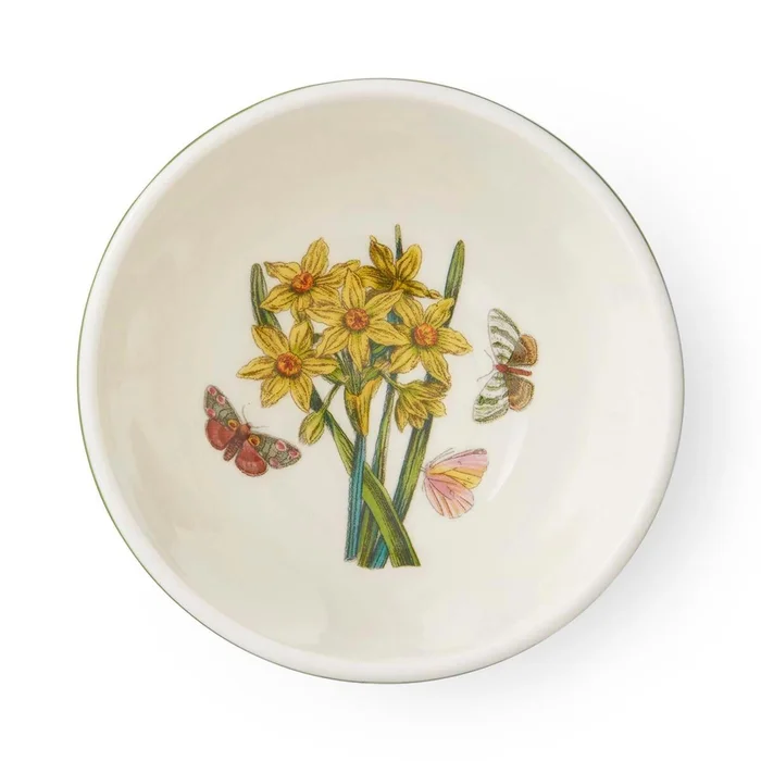 Botanic Garden Etchings, 4 Inch Stacking Bowl, Narcissus