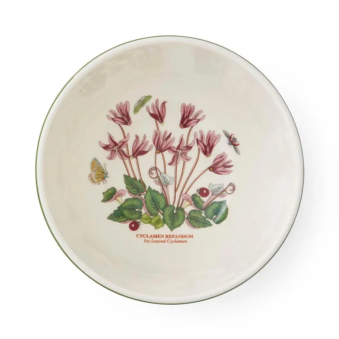 Botanic Garden Etchings 7 Inch Stacking Bowl, Cyclamen