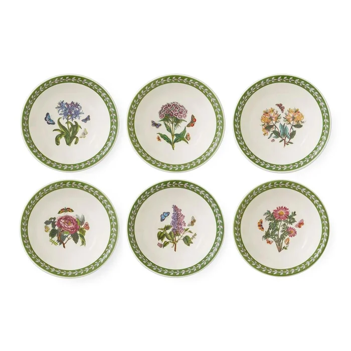 Botanic Garden Etchings Set of 6, 13cm Bowls