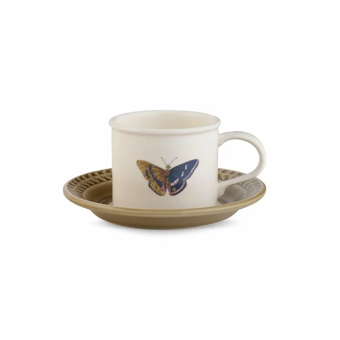Botanic Garden Papilio Cup & Saucer, Moss