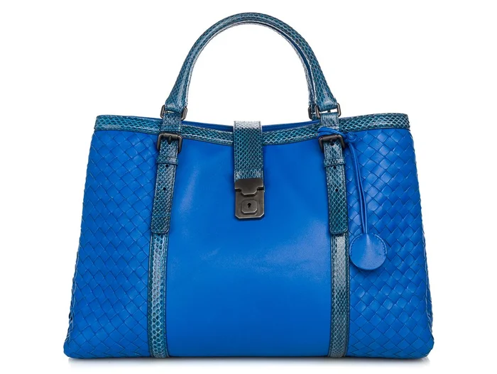 Bottega Veneta Roma Python Tote Bag