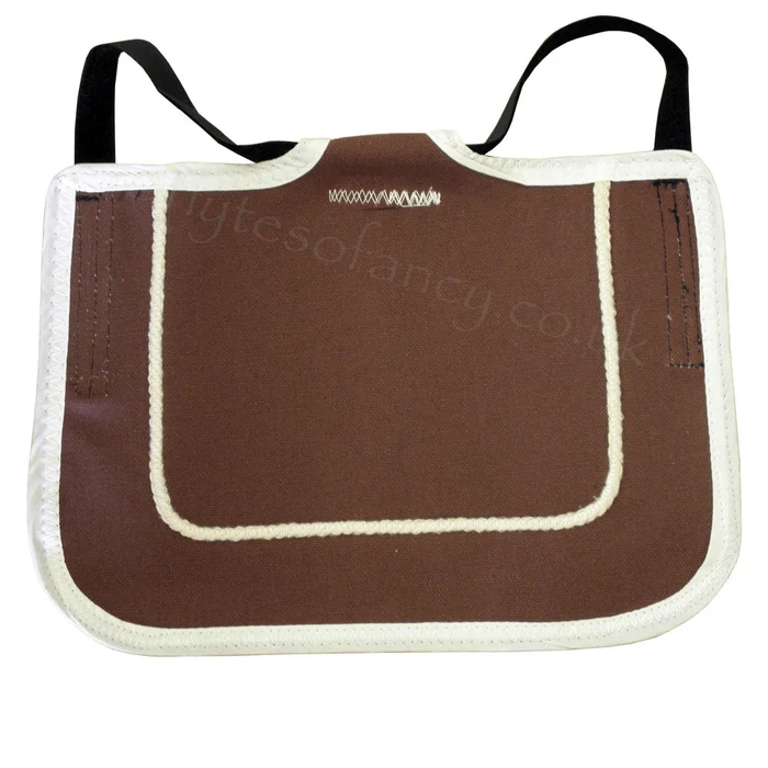 Brown Canvas Turkey Saddle