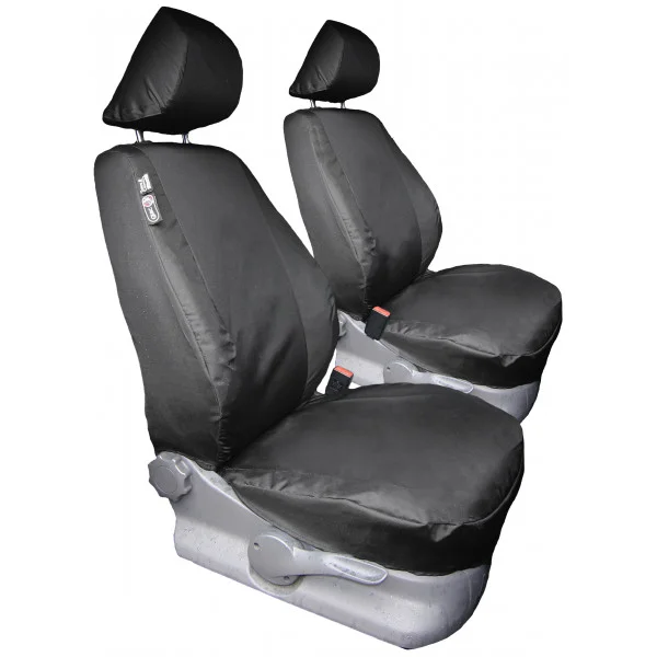 Car Seat Cover – Front Set – Black – Volkswagen Amarok (2010 – 2022)