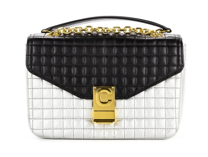 Céline C Two Tone Handbag