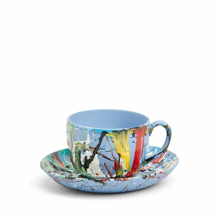 Charles Jeffrey Loverboy Paint Splash Cup & Saucer 3