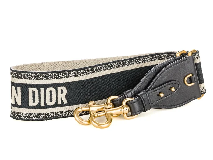 Christian Dior Paris Embroidery Shoulder Strap