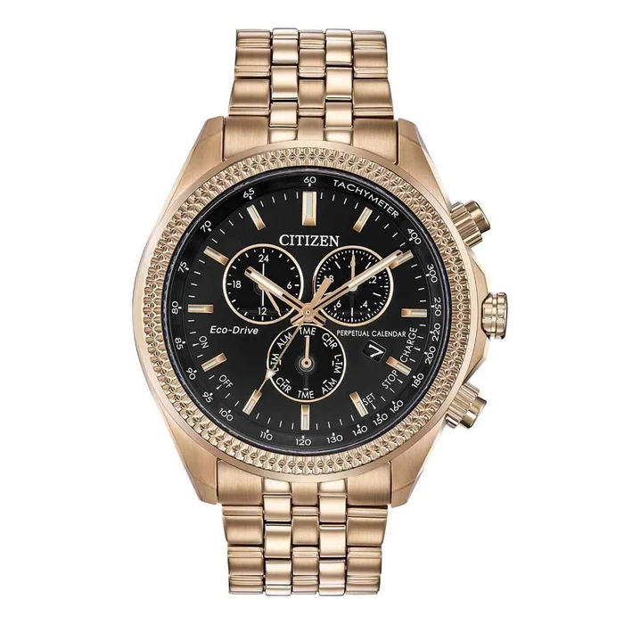 Citizen Men’s Chronograph Watch – Brycen Rose Gold Steel Bracelet | BL5563-58E