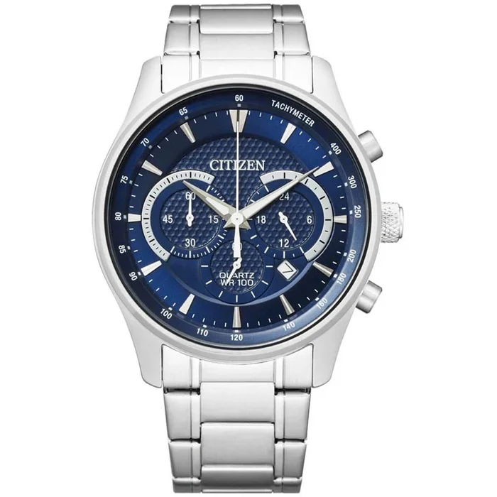 Citizen Men’s Watch – Chronograph Blue Dial Stainless Steel Bracelet | AN8190-51L