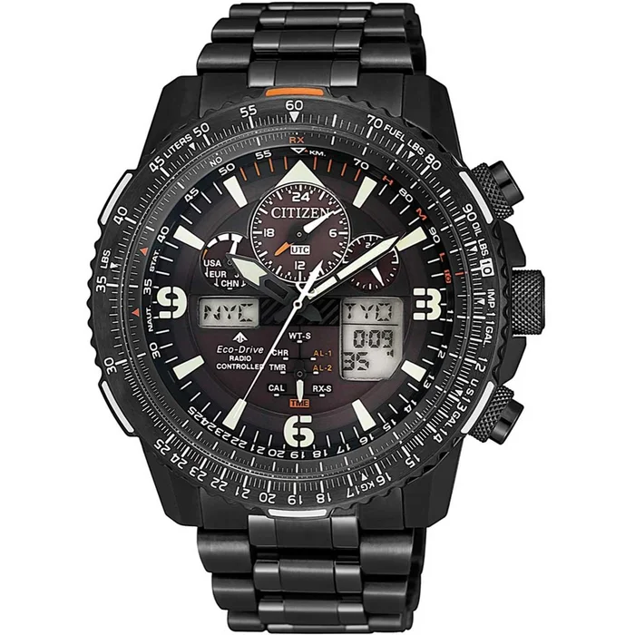 Citizen Men’s Watch – Promaster Sky Black Analog Digital Dial Bracelet | JY8085-81E