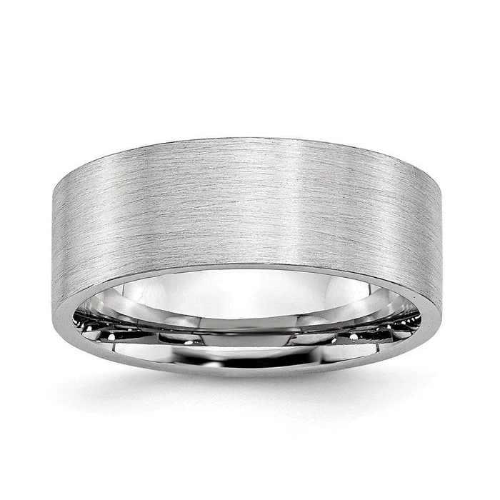 Cobalt Flat Satin 8mm Band