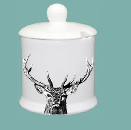 Condiment Jar with Candle – Majestic Stag