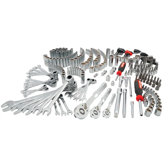 CRAFTSMAN 298-Piece Standard (SAE) and Metric Polished Chrome Mechanics Tool Set
