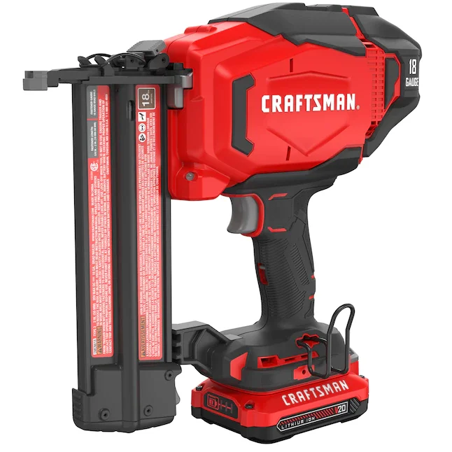 CRAFTSMAN CMCN618C1 V20 18-Gauge 20-volt Max Cordless Brad Nailer