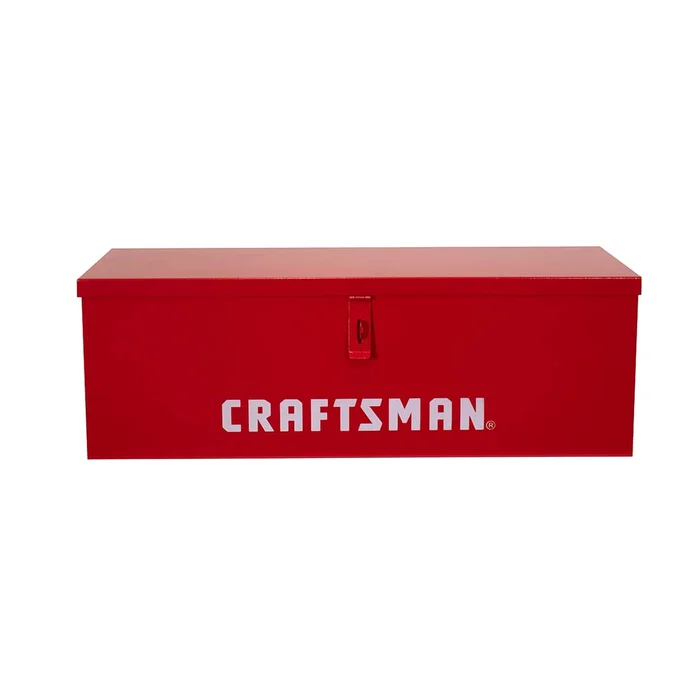 CRAFTSMAN Portable Tool Box 30.12-in Red Steel Lockable Tool Box