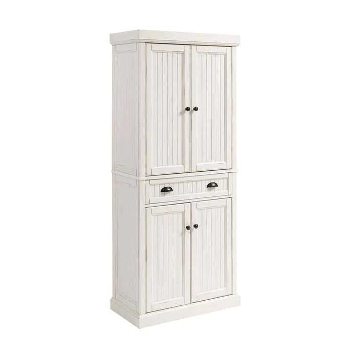 CROSLEY FURNITURE Seaside White Kitchen Pantry