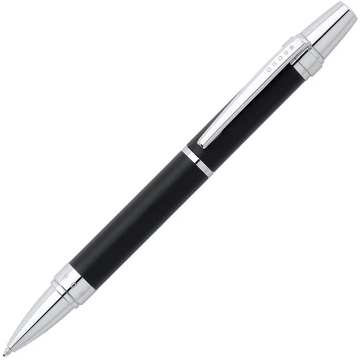 Cross Ballpoint Pen – Nile Satin Black Finish with Chrome Appointments | AT0382G-7