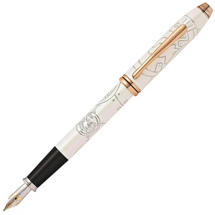 Cross Fountain Pen – Townsend Star Wars BB-8 White Lacquer Medium Nib | AT0046D-50MD