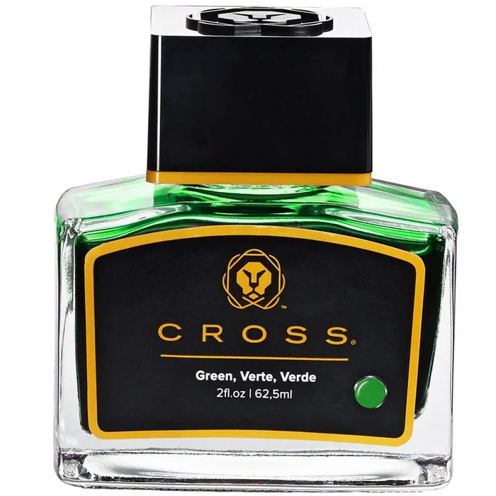Cross Ink Bottle – Green Single Fountain Pen, 62.5 ml | 8945S-5