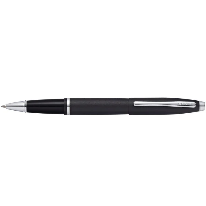 Cross Rollerball Pen – Calais Matte Black with Chrome Trims Click Off | AT0115-14